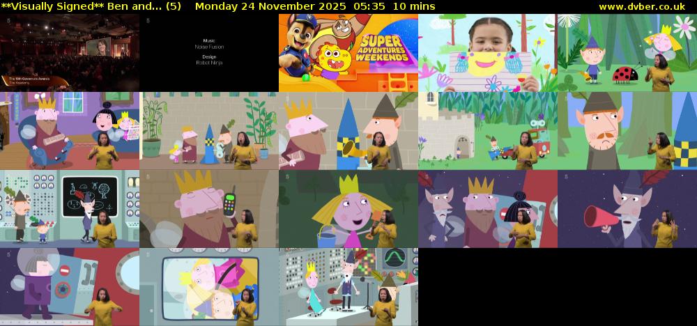 **Visually Signed** Ben and... (5) Monday 24 November 2025 05:35 - 05:45