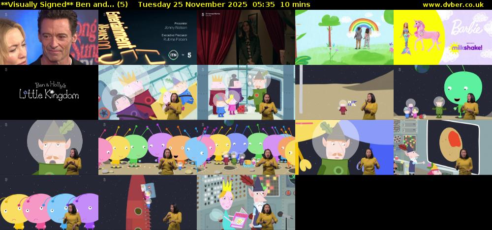 **Visually Signed** Ben and... (5) Tuesday 25 November 2025 05:35 - 05:45