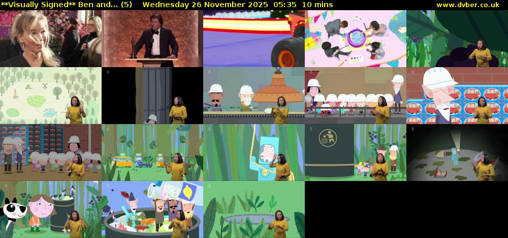 **Visually Signed** Ben and... (5) Wednesday 26 November 2025 05:35 - 05:45
