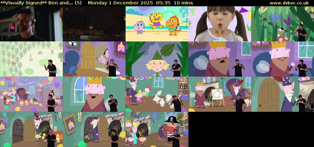 **Visually Signed** Ben and... (5) Monday 1 December 2025 05:35 - 05:45