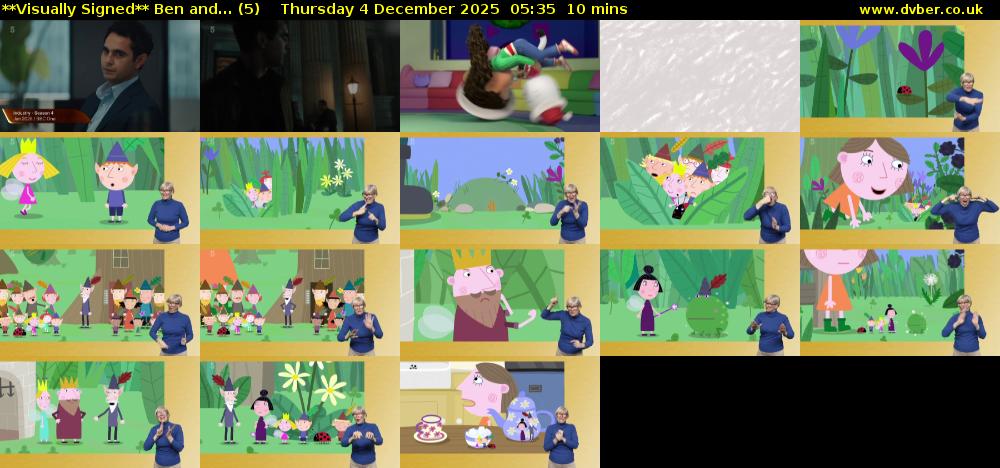 **Visually Signed** Ben and... (5) Thursday 4 December 2025 05:35 - 05:45