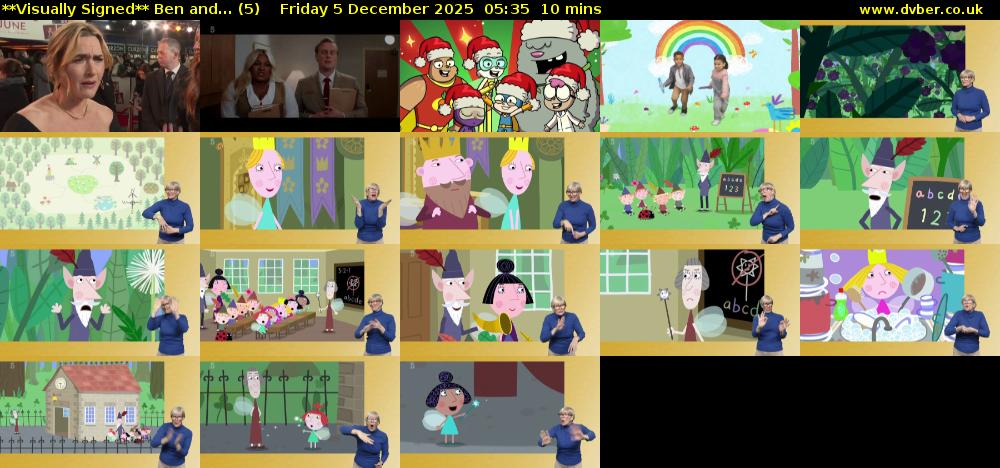 **Visually Signed** Ben and... (5) Friday 5 December 2025 05:35 - 05:45