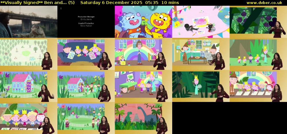**Visually Signed** Ben and... (5) Saturday 6 December 2025 05:35 - 05:45