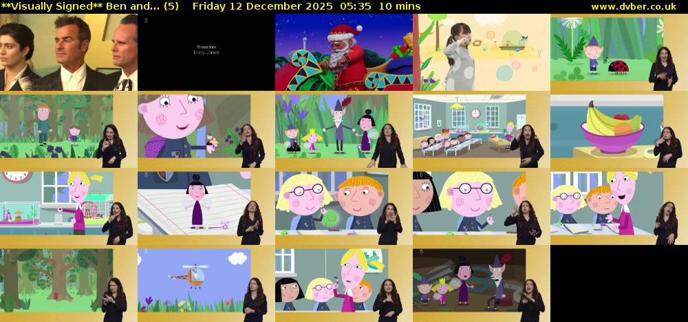 **Visually Signed** Ben and... (5) Friday 12 December 2025 05:35 - 05:45