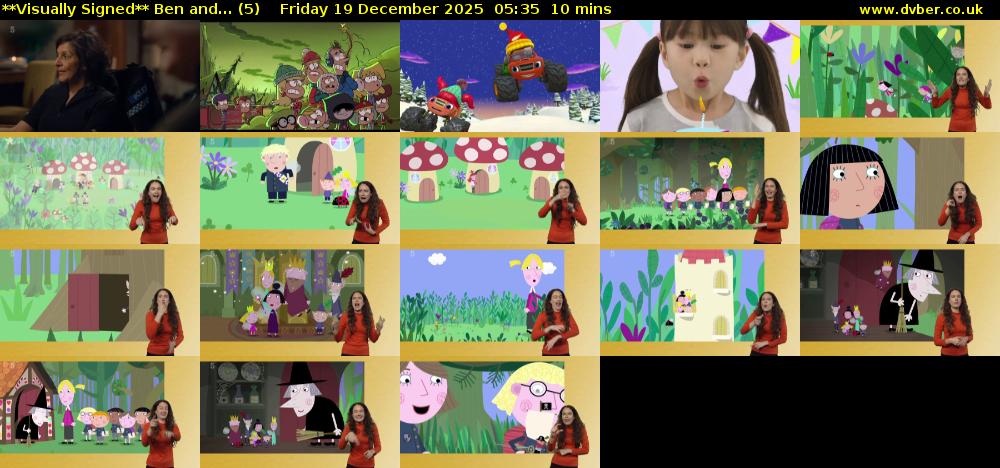 **Visually Signed** Ben and... (5) Friday 19 December 2025 05:35 - 05:45