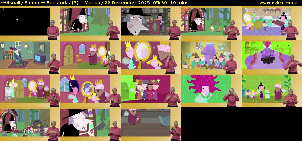 **Visually Signed** Ben and... (5) Monday 22 December 2025 05:30 - 05:40