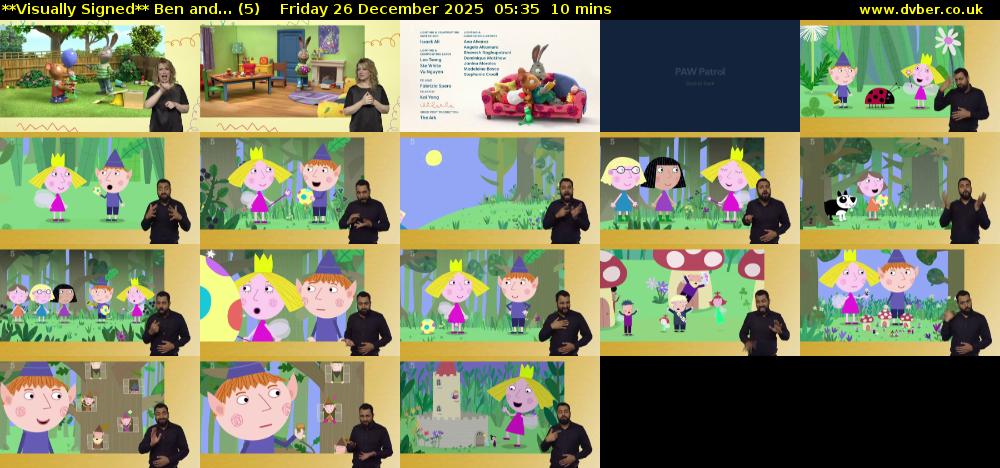 **Visually Signed** Ben and... (5) Friday 26 December 2025 05:35 - 05:45