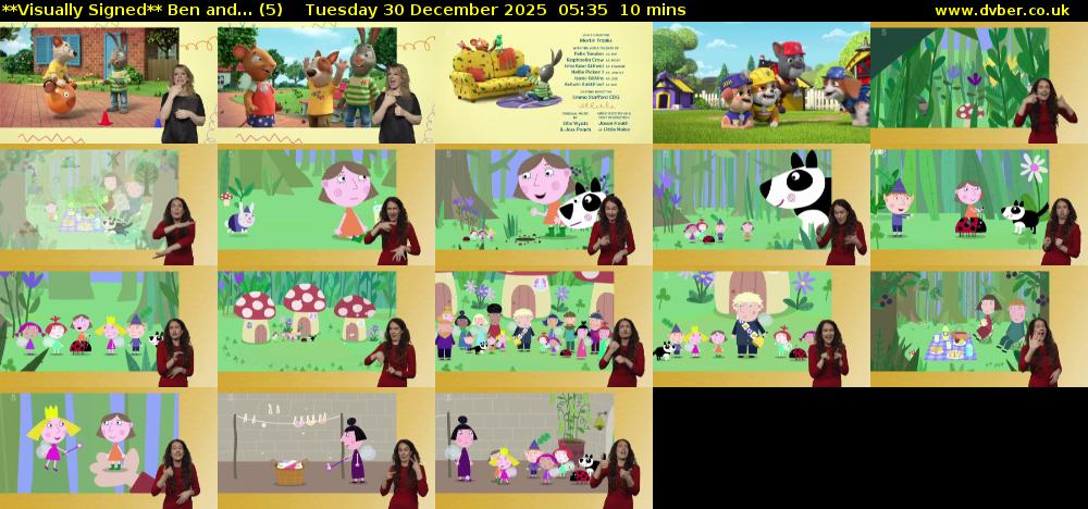 **Visually Signed** Ben and... (5) Tuesday 30 December 2025 05:35 - 05:45