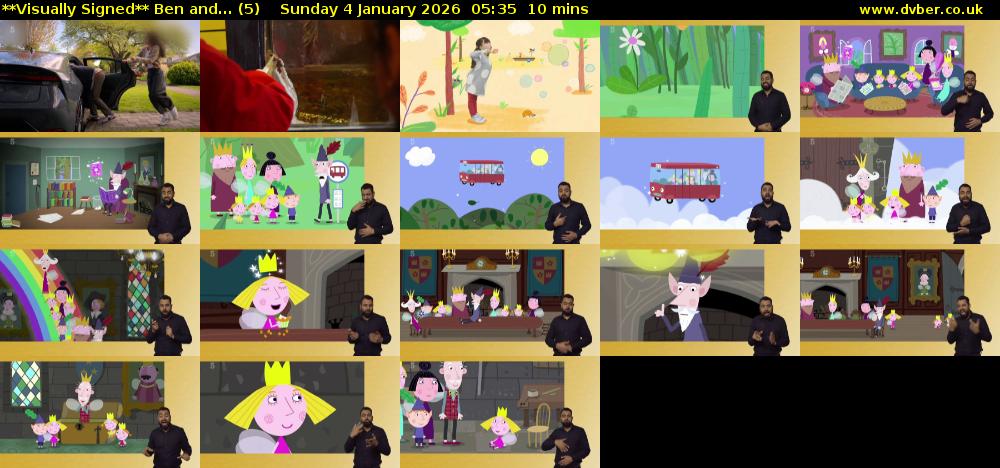 **Visually Signed** Ben and... (5) Sunday 4 January 2026 05:35 - 05:45