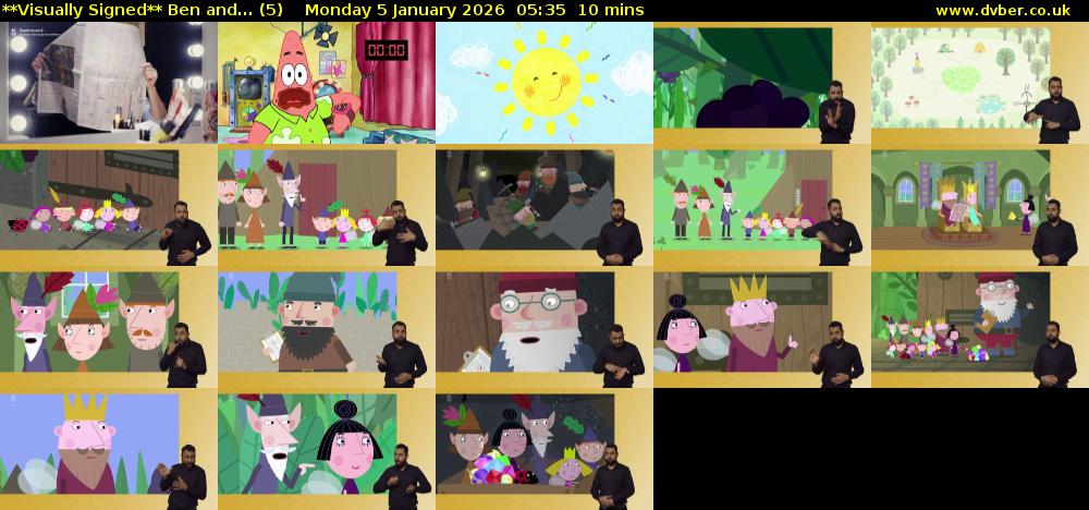 **Visually Signed** Ben and... (5) Monday 5 January 2026 05:35 - 05:45