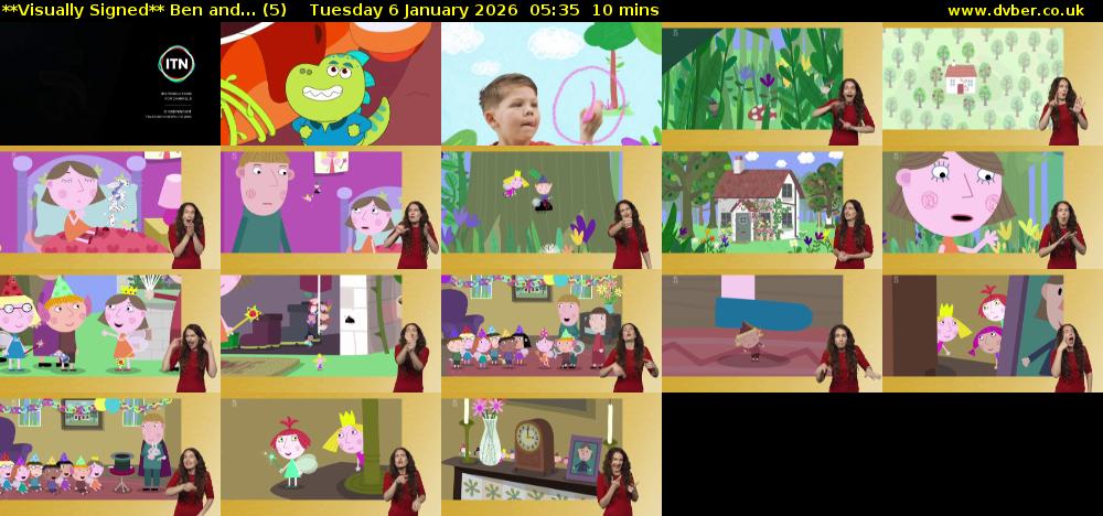 **Visually Signed** Ben and... (5) Tuesday 6 January 2026 05:35 - 05:45