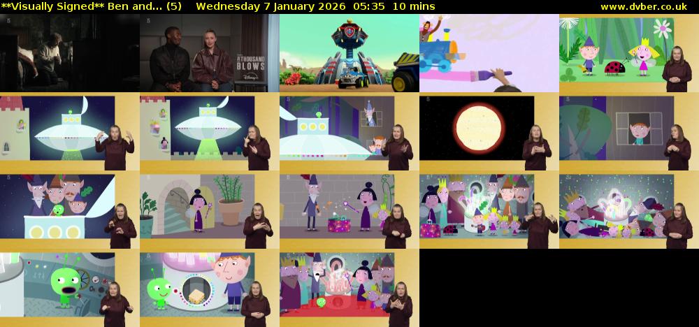 **Visually Signed** Ben and... (5) Wednesday 7 January 2026 05:35 - 05:45