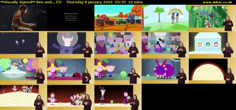 **Visually Signed** Ben and... (5) Thursday 8 January 2026 05:35 - 05:45