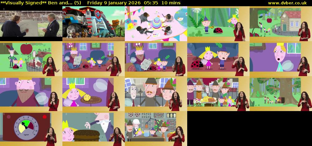 **Visually Signed** Ben and... (5) Friday 9 January 2026 05:35 - 05:45