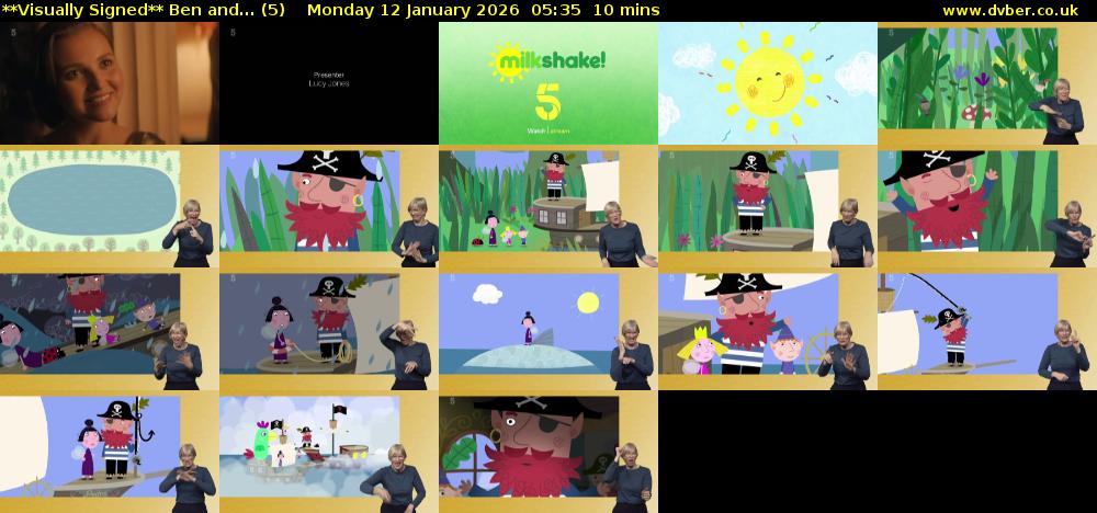 **Visually Signed** Ben and... (5) Monday 12 January 2026 05:35 - 05:45