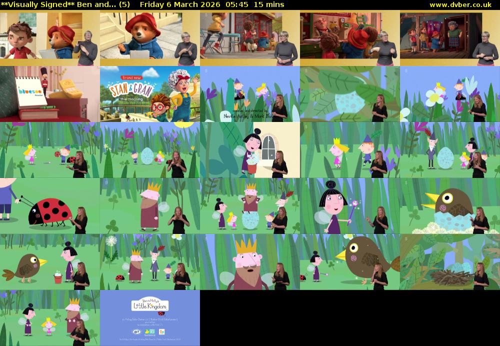 **Visually Signed** Ben and... (5) Friday 6 March 2026 05:45 - 06:00