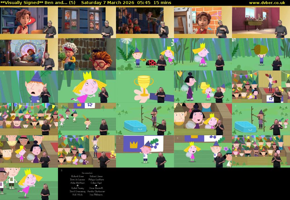 **Visually Signed** Ben and... (5) Saturday 7 March 2026 05:45 - 06:00