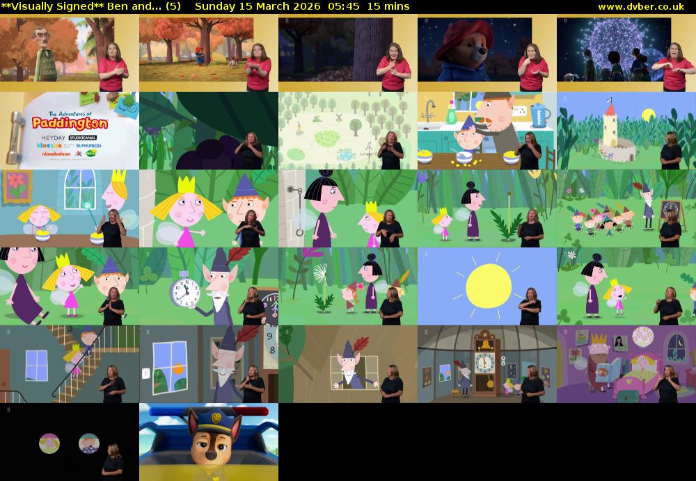 **Visually Signed** Ben and... (5) Sunday 15 March 2026 05:45 - 06:00