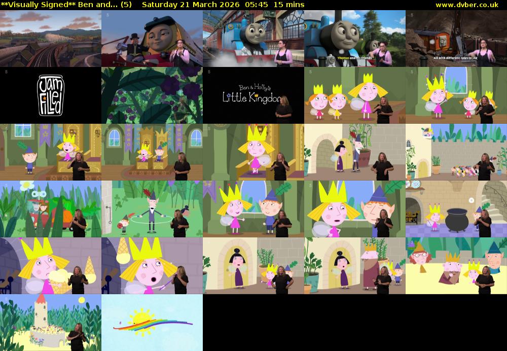 **Visually Signed** Ben and... (5) Saturday 21 March 2026 05:45 - 06:00