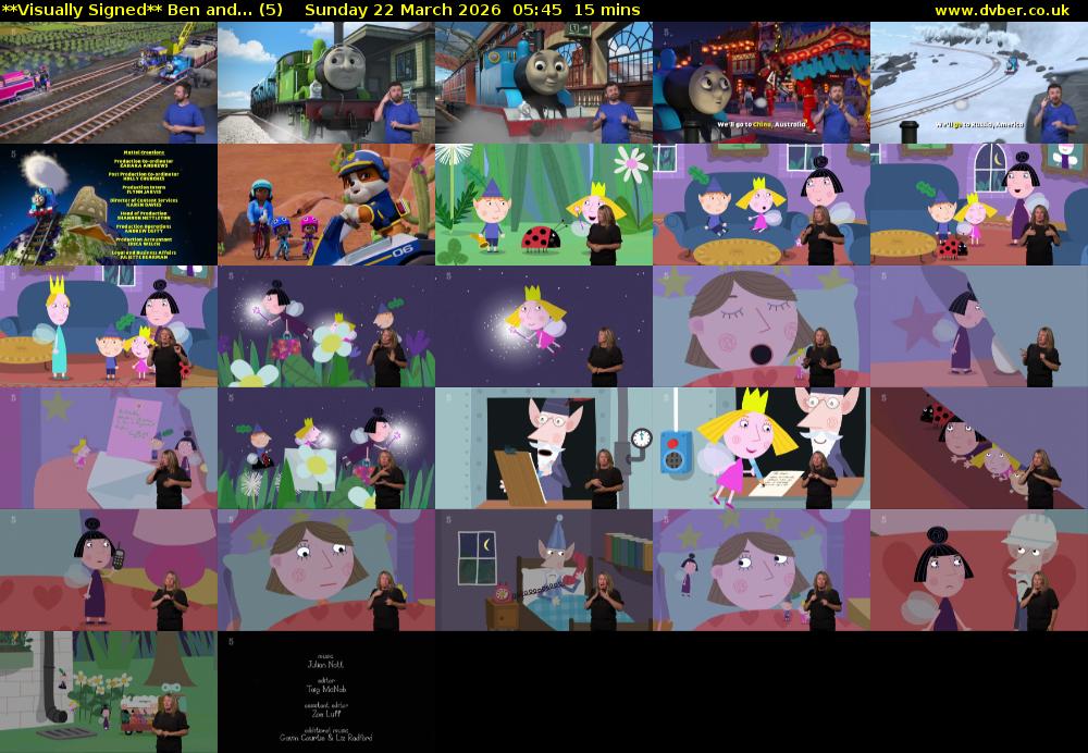 **Visually Signed** Ben and... (5) Sunday 22 March 2026 05:45 - 06:00