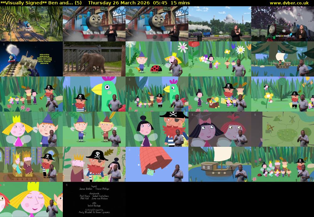 **Visually Signed** Ben and... (5) Thursday 26 March 2026 05:45 - 06:00