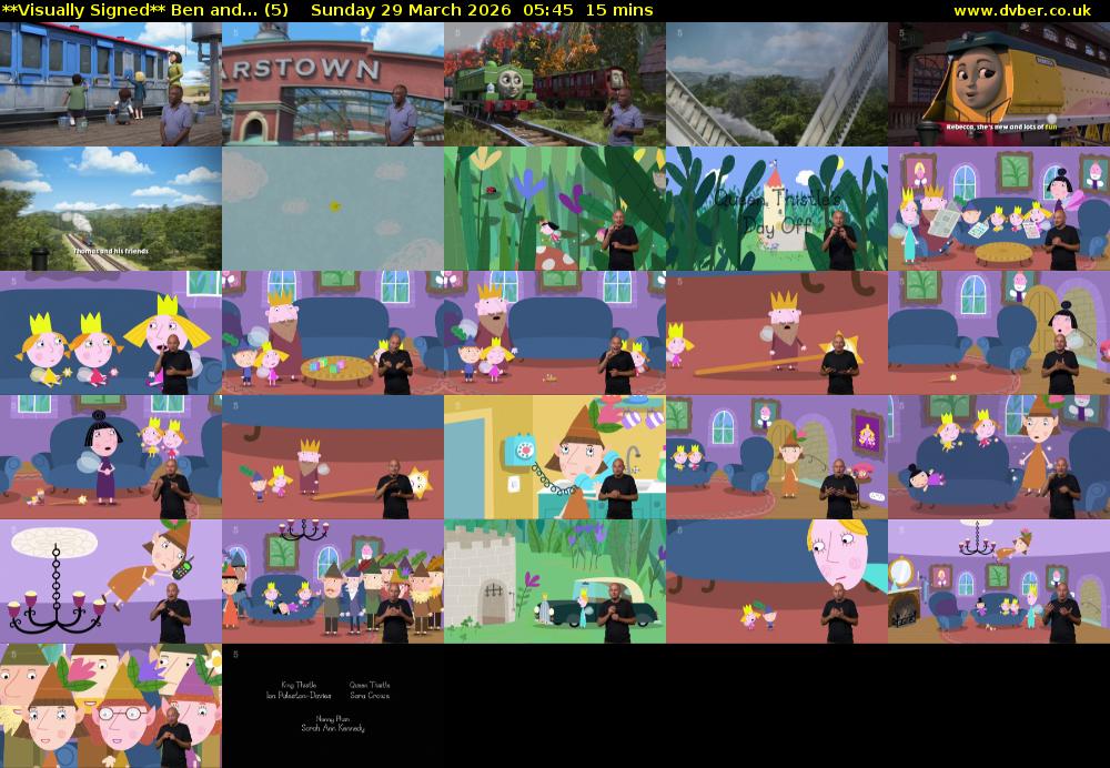 **Visually Signed** Ben and... (5) Sunday 29 March 2026 05:45 - 06:00