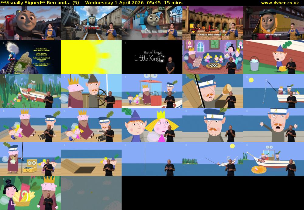 **Visually Signed** Ben and... (5) Wednesday 1 April 2026 05:45 - 06:00
