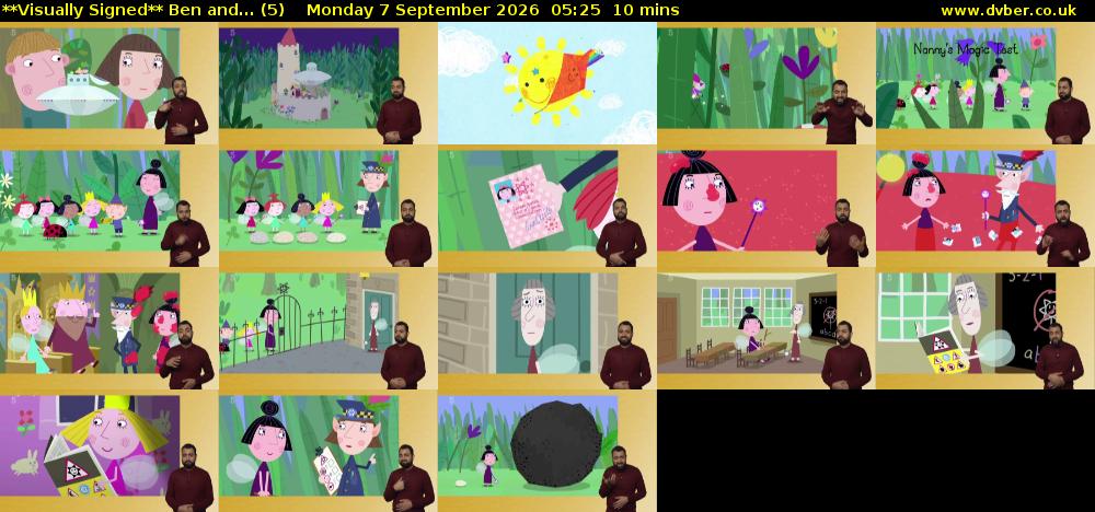 **Visually Signed** Ben and... (5) Monday 7 September 2026 05:25 - 05:35