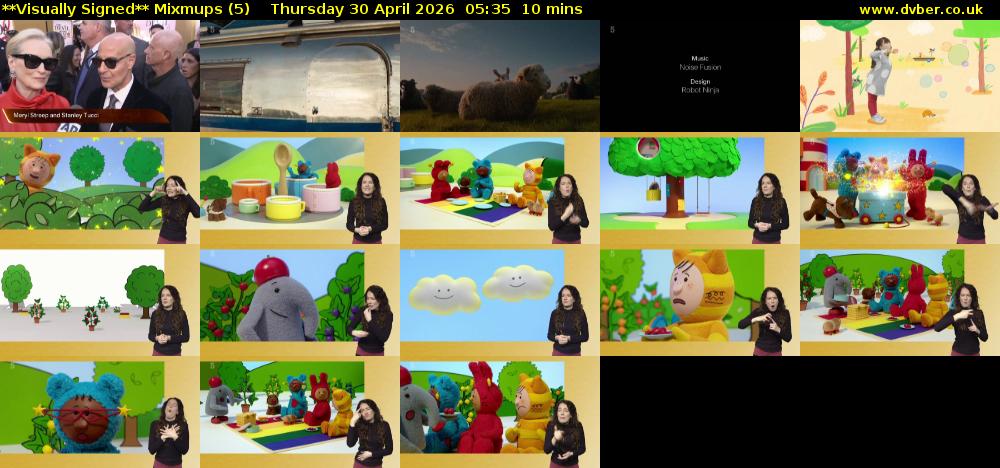 **Visually Signed** Mixmups (5) Thursday 30 April 2026 05:35 - 05:45