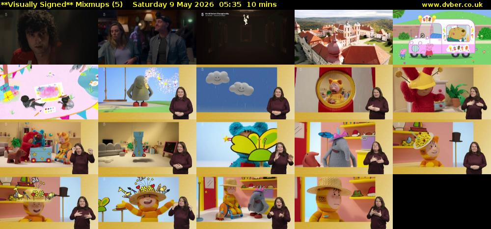 **Visually Signed** Mixmups (5) Saturday 9 May 2026 05:35 - 05:45
