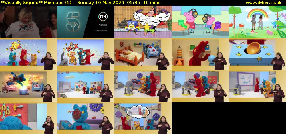 **Visually Signed** Mixmups (5) Sunday 10 May 2026 05:35 - 05:45