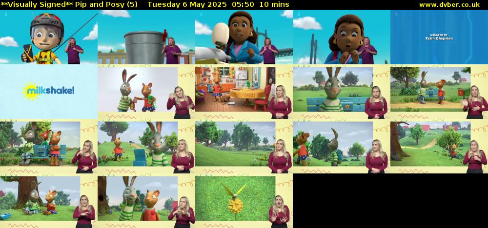 **Visually Signed** Pip and Posy (5) Tuesday 6 May 2025 05:50 - 06:00