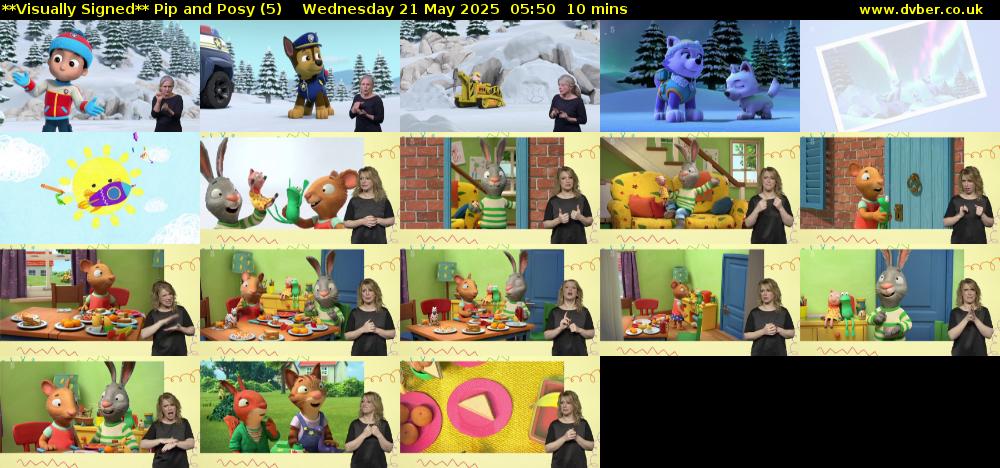 **Visually Signed** Pip and Posy (5) Wednesday 21 May 2025 05:50 - 06:00