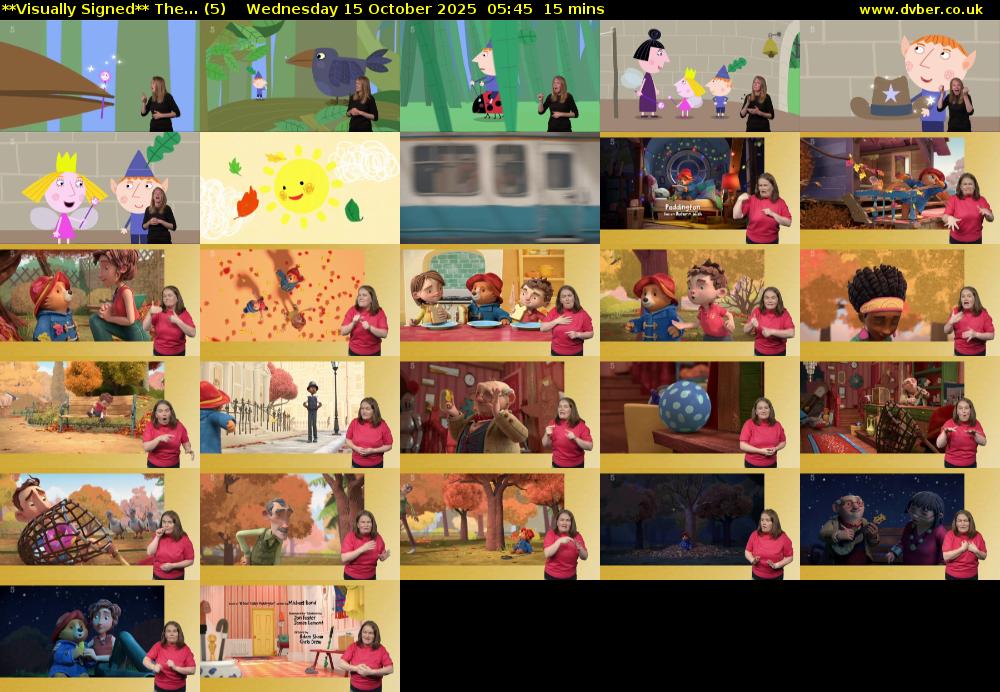 **Visually Signed** The... (5) Wednesday 15 October 2025 05:45 - 06:00