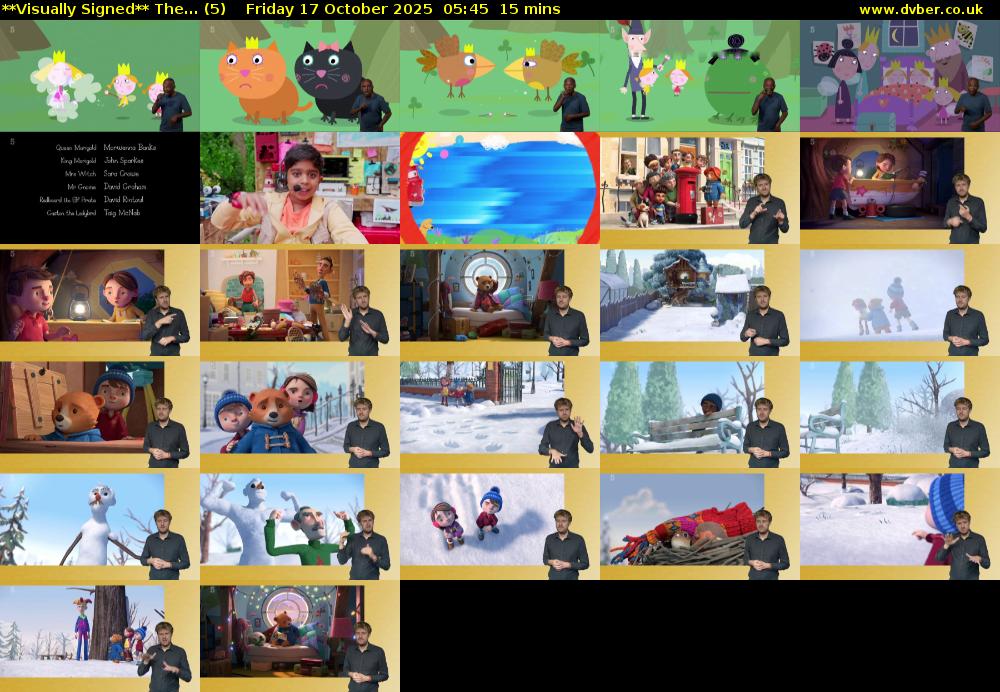 **Visually Signed** The... (5) Friday 17 October 2025 05:45 - 06:00