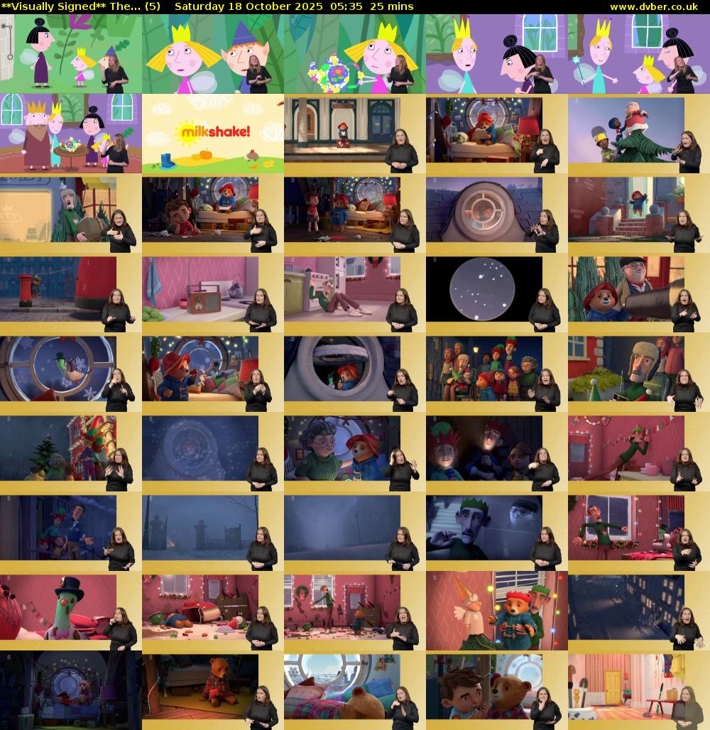 **Visually Signed** The... (5) Saturday 18 October 2025 05:35 - 06:00