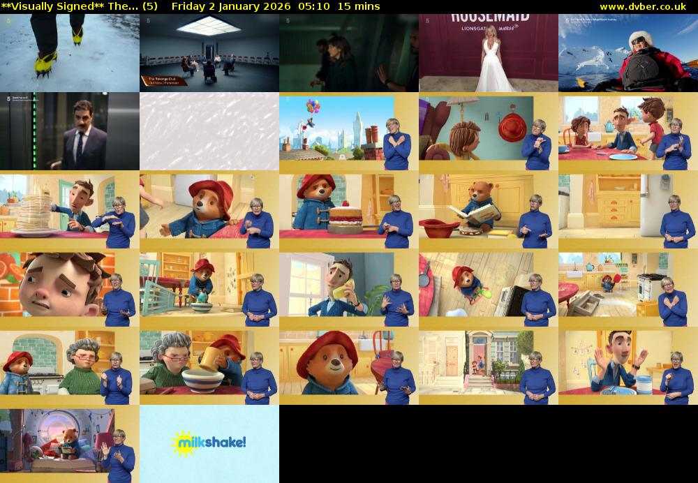 **Visually Signed** The... (5) Friday 2 January 2026 05:10 - 05:25