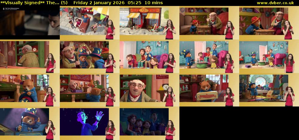 **Visually Signed** The... (5) Friday 2 January 2026 05:25 - 05:35