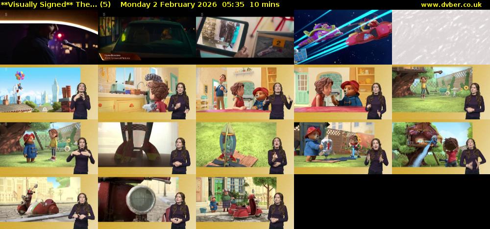 **Visually Signed** The... (5) Monday 2 February 2026 05:35 - 05:45