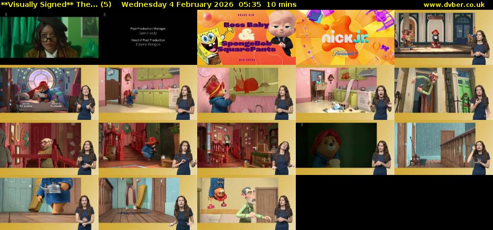 **Visually Signed** The... (5) Wednesday 4 February 2026 05:35 - 05:45