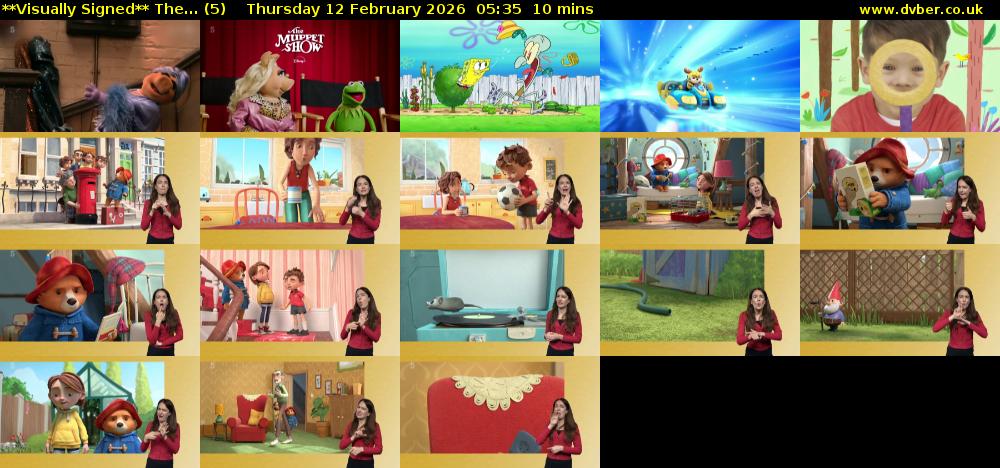 **Visually Signed** The... (5) Thursday 12 February 2026 05:35 - 05:45