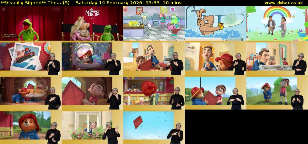 **Visually Signed** The... (5) Saturday 14 February 2026 05:35 - 05:45