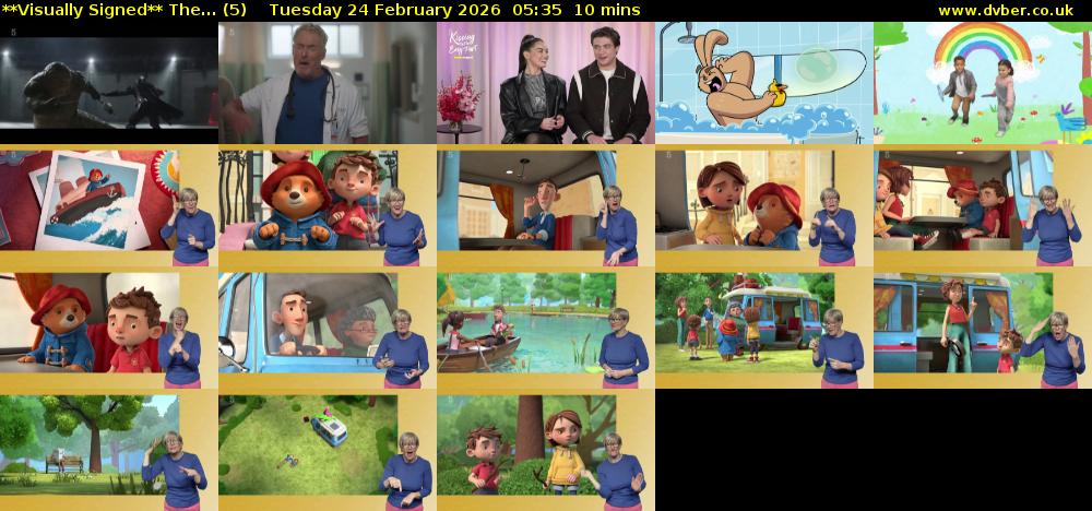 **Visually Signed** The... (5) Tuesday 24 February 2026 05:35 - 05:45