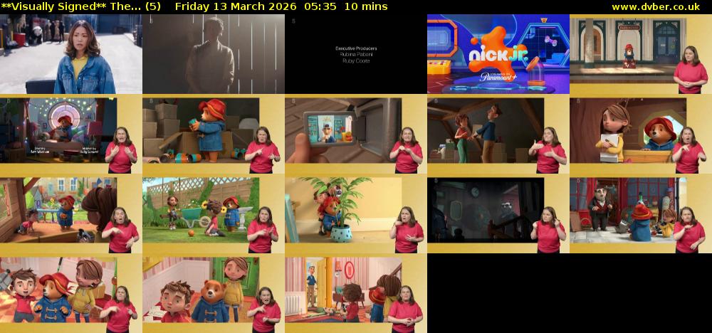 **Visually Signed** The... (5) Friday 13 March 2026 05:35 - 05:45