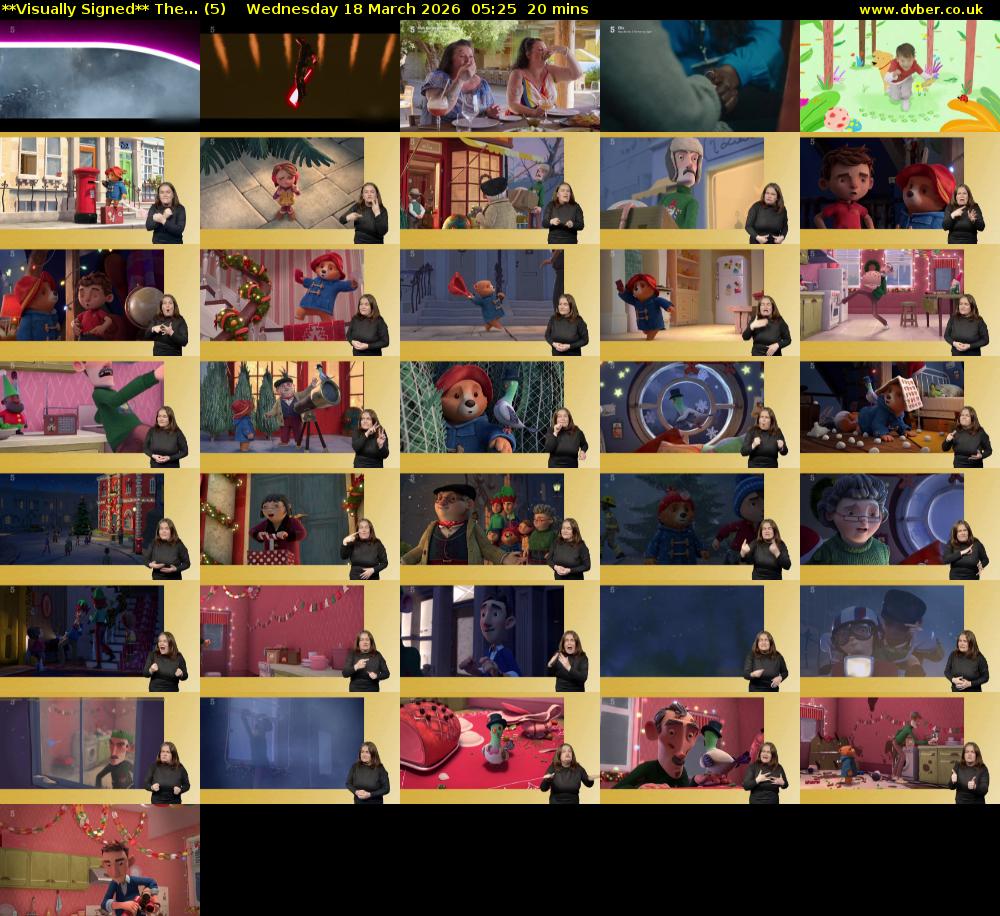 **Visually Signed** The... (5) Wednesday 18 March 2026 05:25 - 05:45