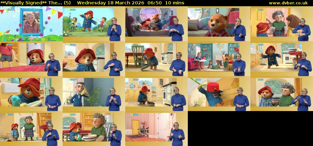 **Visually Signed** The... (5) Wednesday 18 March 2026 06:50 - 07:00