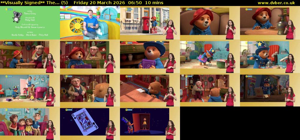 **Visually Signed** The... (5) Friday 20 March 2026 06:50 - 07:00