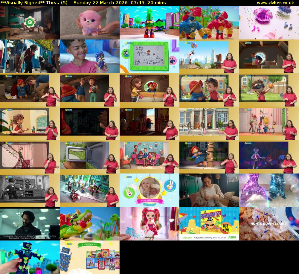 **Visually Signed** The... (5) Sunday 22 March 2026 07:45 - 08:05