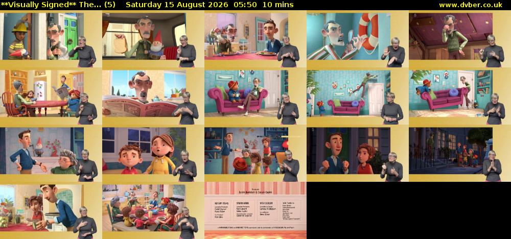 **Visually Signed** The... (5) Saturday 15 August 2026 05:50 - 06:00