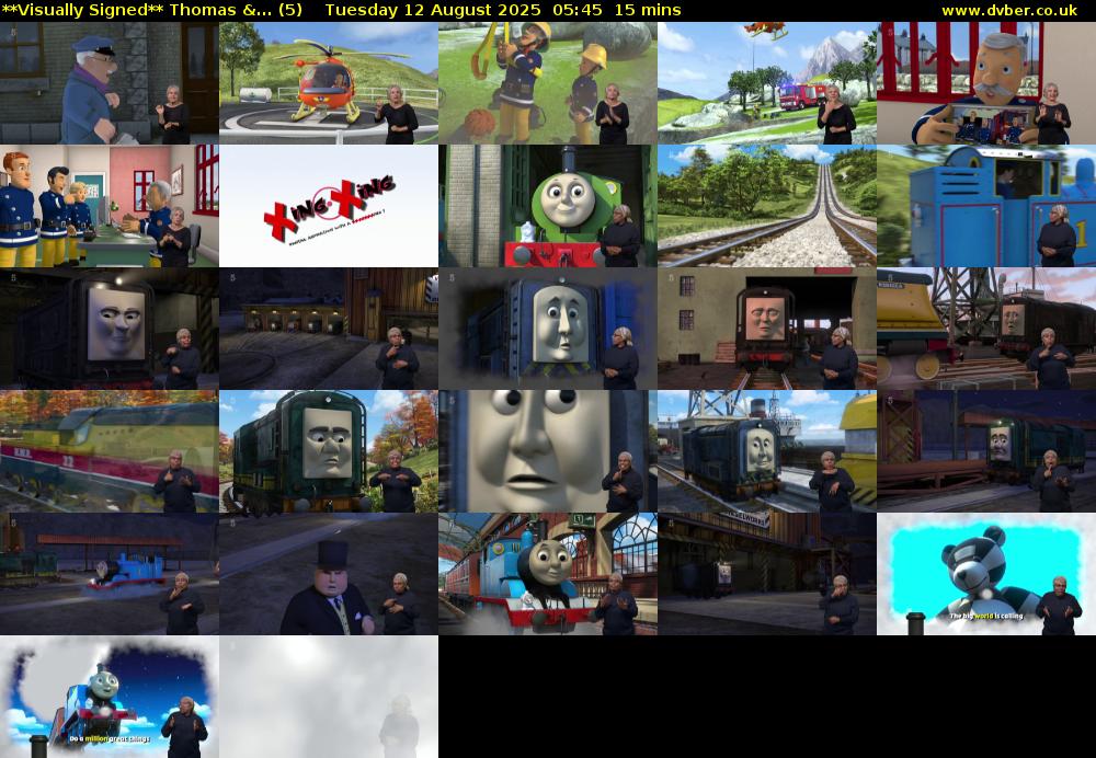 **Visually Signed** Thomas &... (5) Tuesday 12 August 2025 05:45 - 06:00